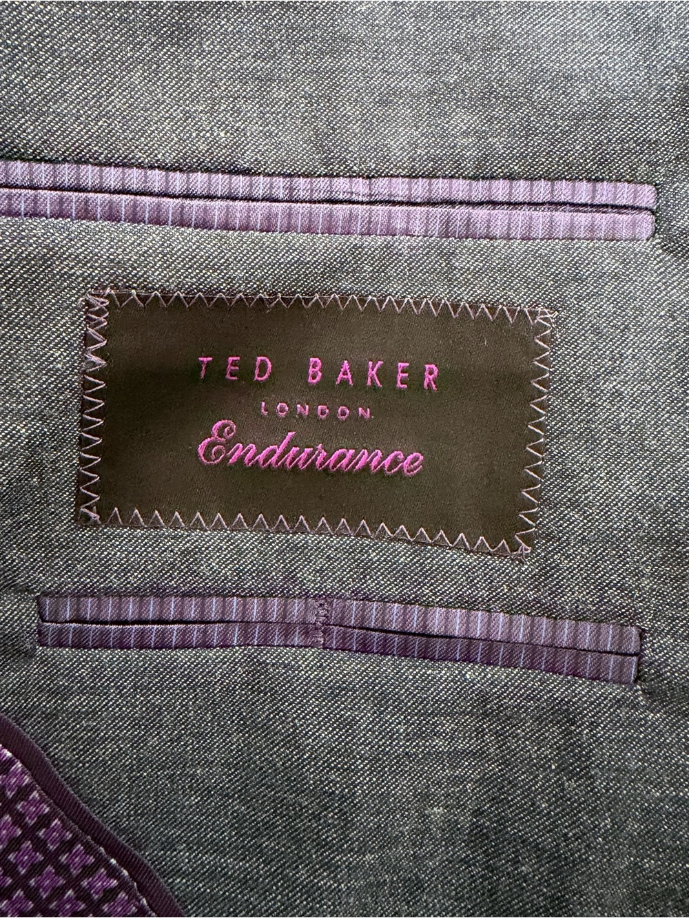 Ted Baker Endurance Kyle SPJ Gladio Blazer Sports Coat Wool Cotton Blue 38R - Picture 7 of 10
